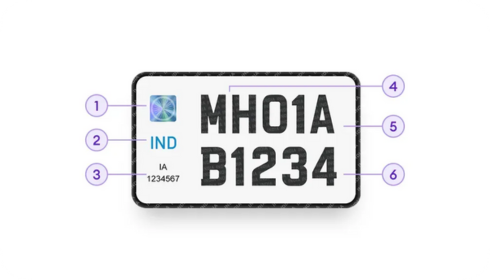 hsrp plate booking