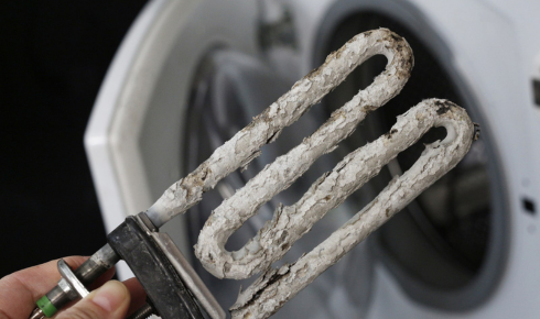 hard water buildup